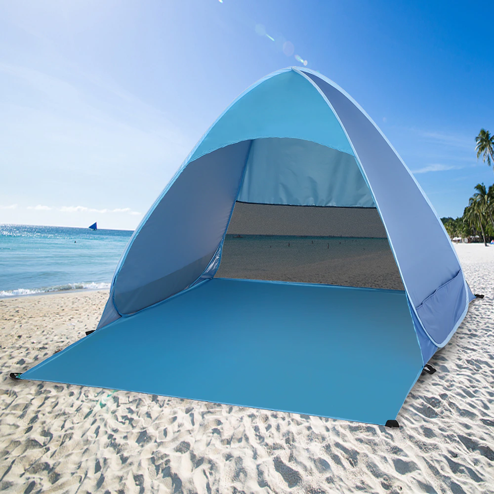 Cheap Goat Tents Lixada Automatic Instant Pop Up Beach Tent Lightweight Outdoor UV Protection Camping Fishing Tent Cabana Sun Shelter   